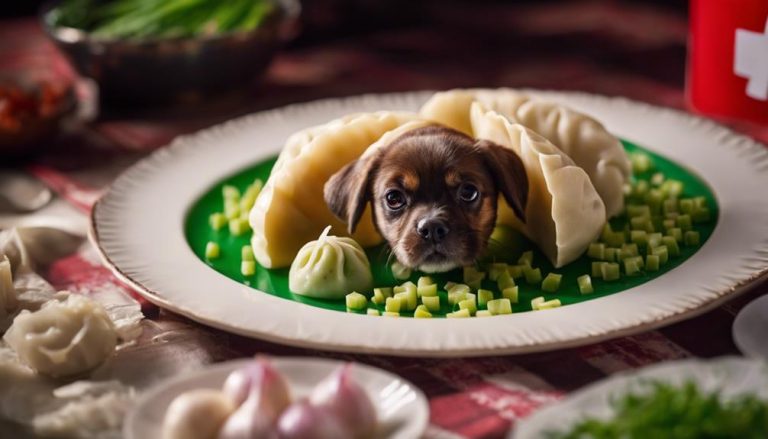 dogs cannot eat dumplings