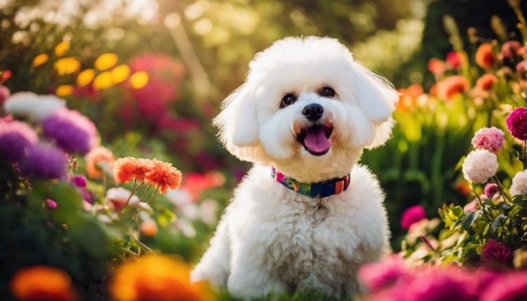 fluffy bichon frise puppies