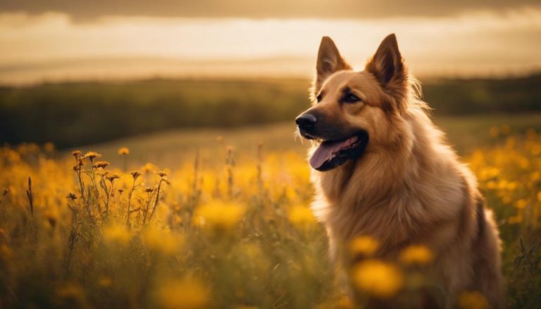 golden retriever and shepherd