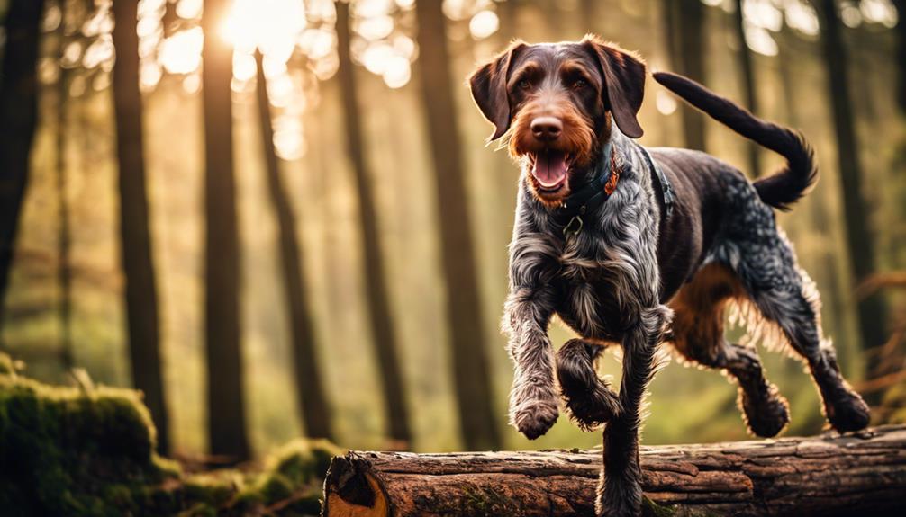 loving dog waits patiently