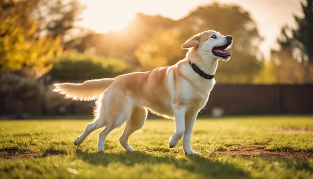 playful loyal dog character